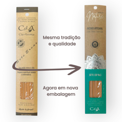 Incenso Vareta Sete Ervas 10 Varetas