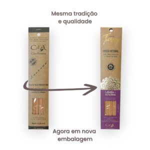 Incenso Vareta Lavanda e Alfazema 10 Varetas