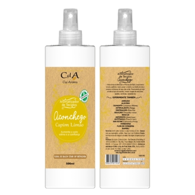 Aaromatizador de Tecidos Capim Limão - Aconchego 500ml