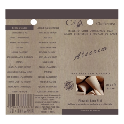 Incenso Cone Alecrim 10 Cones