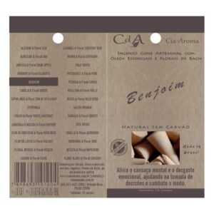 Incenso Cone Benjoim 10 Cones