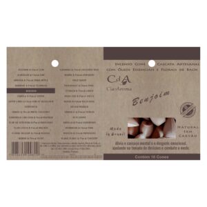 Incenso Cone Refluxo Benjoim 10 Cones