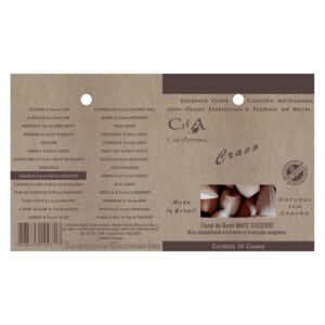 Incenso Cone Refluxo Cravo 10 Cones