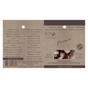 Incenso Cone Refluxo Jasmin 10 Cones