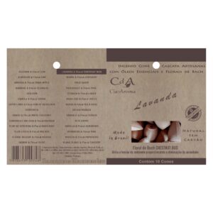 Incenso Cone Refluxo Lavanda 10 Cones