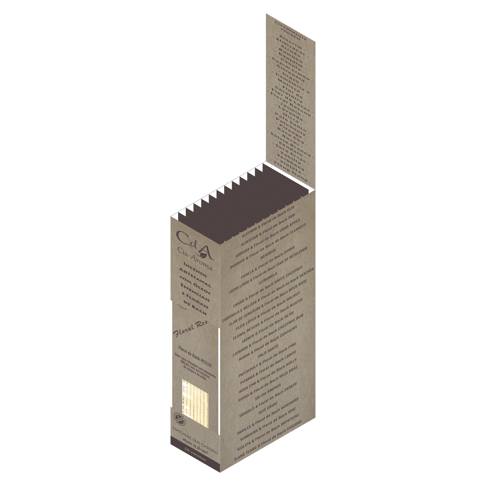 Produzidos artesanalmente, 100% natural, sem adição de carvão e atóxico. Com óleo essencial de Ylang Ylang e floral Chicory. Atua como afrodisíaco, estimulando a libido. Composição: fécula, óleos essenciais, extratos vegetais, florais de Bach, pó de madeira e salitre. Validade: 18 meses