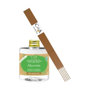Difusor de Aromas - Alecrim 350ml c/ 10 Varetas de Madeira