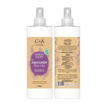 Aromatizador de Tecidos Rosa Chá - Inspiração 500ml