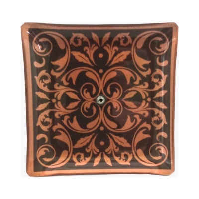 Incensário de Vidro Quadrado