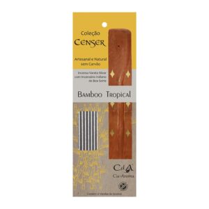 Incenso Vareta (12) Prata Bamboo Tropical