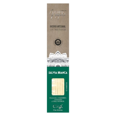 Nature Incenso Vareta Sálvia Branca