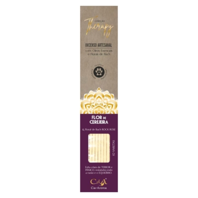 Therapy Incenso Vareta Flor de Cerejeira e Floral de Bach ROCK ROSE