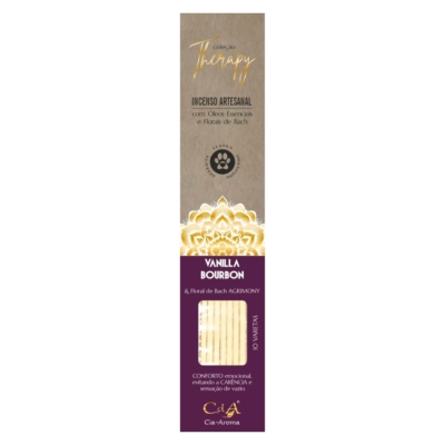 Therapy Incenso Vareta Vanilla Bourbon e Floral de Bach AGRIMONY